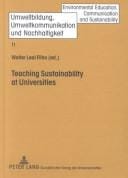 Teaching sustainability at universities