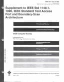 Supplement to IEE Std 1149.1-1990, IEEE standard test access port and boundary-scan architecture