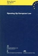 Opening up European law