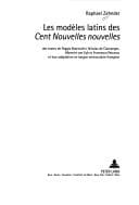 Les Modeles Latins Des Cent Nouvelles Nouvelles