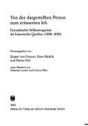 Von der dargestellten Person zum erinnerten Ich