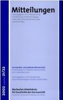 Zwischen Wissenschaft und "Burschenherrlichkeit"