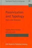 Passivization and typology