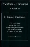 Les Relations Entre Les Citis de La Ctte Phinicienne Et Les Royaumes Disrael Et de Juda.