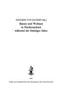 Bauen und Wohnen in Niedersachsen während der fünfziger Jahre