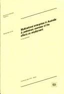Multinational Enterprises in Australia (Multinational Enterprises Programme)