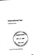 Droit international