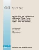 Productivity and performance of irrigated wheat farms across canal commands in the lower indus basin