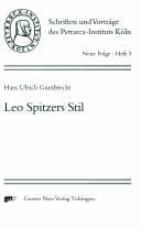 Leo Spitzers Stil