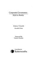Corporate Governance ; Myth to Reality