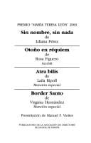 Sin Nombre, Sin NADA (Publicaciones de la Asociacion de Directores de Escena de Es)