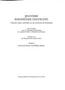 Zeugnisse Rheinischer Geschichte