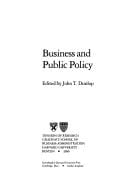 Business and public policy