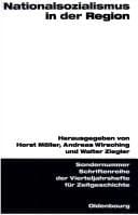 Nationalsozialismus in der Region (Schriftenreihe Der Vierteljahrshefte Fur Zeitgeschichte Sond) (German Edition)