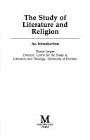 The study of literature and religion