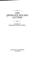 The Sherlock Holmes letters