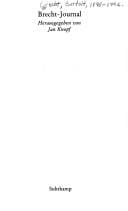 Brecht-Journal