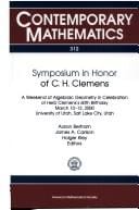 Symposium in honor of C.H. Clemens