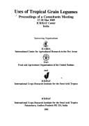 Uses of tropical grain legumes