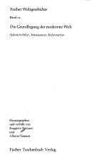 Die Grundlegund der modernen Welt