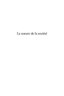 La nature de la société