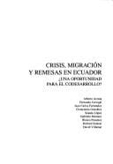 Crisis, migración y remesas en Ecuador