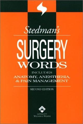 Stedman's Surgery Words