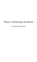 Ethique et épistémologie du nihilisme