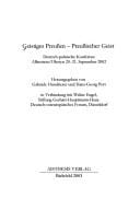 Geistiges Preussen, preussischer Geist