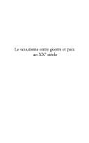 Le scoutisme entre guerre et paix au XXe siècle