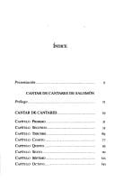 Cantar de los cantares de Salomón