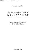 Frauensachen - Männerdinge