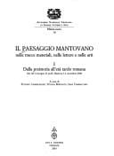 Il paesaggio mantovano nelle tracce materiali, nelle lettere e nelle arti