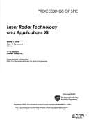 Laser radar technology and applications XII