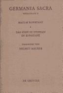 Die Bistümer der Kirchenprovinz Mainz. Das Bistum Konstanz I. Das Stift St. Stephan in Konstanz (German Edition)
