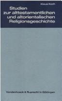 Studien zur alttestamentlichen und altorientalischen Religionsgeschichte