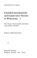 Christlich-demokratische und konservative Parteien in Westeuropa