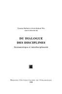 Du dialogue des disciplines