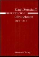 Briefwechsel Ernst Forsthoff-Carl Schmitt (1926-1974)