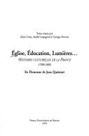 Eglise, ©♭ducation, lumi©·res