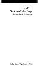 Das Unmass aller Dinge