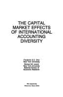 The capital market effects of international accounting diversity