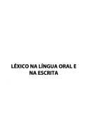 Léxico na língua oral e na escrita