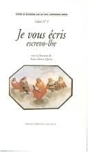 Je vous écris =