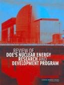 Review of DOE's nuclear energy research and development program