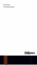 Die Ordnung der Bildung