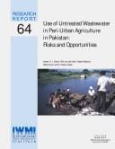 Use of untreated wastewater in Peri-urban agriculture in Pakistan