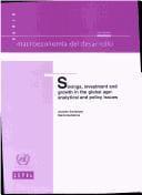 Savings, investment and growth in the global age