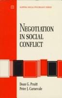 Negotiation in social conflict