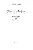 Goethe und das Publikum